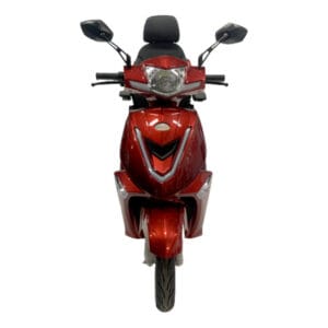 Elegant elscooter "Elegance 3" - Röd metallic
