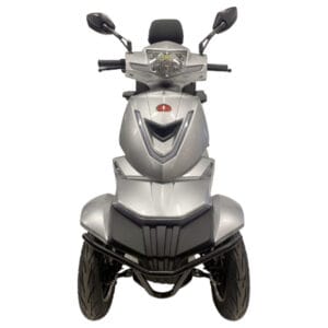 Elegant elscooter "Quattro 2" - silver metallic