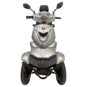 Elegant elscooter "Quattro 2" - Silver metallic